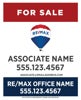 Picture of 30x24 Blue Sign - RWB Associate - Design 1 w/Border