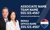 Picture of Blue Slash - Team Photo Clipped - 18" x 30"