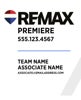 Picture of White Slash - Standard - Team Logo - Big Balloon - 30" x 24"