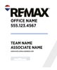 Picture of White Slash - Associate - Team Logo - 30" x 24"