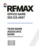 Picture of White Slash - Associate - Team Logo - Square - 30" x 24"
