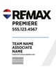 Picture of White Slash - Associate - Team Logo - Square - Big Balloon - 30" x 24"