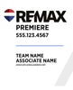 Picture of White Slash - Associate - Team Name - Big Balloon - 30" x 24"