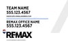 Picture of White Slash - EOIOO - Team Name - 18" x 30"