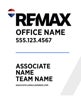 Picture of White Slash - Office Prominent - Associate - Team Name - 30" x 24"
