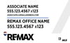 Picture of White Slash - Office Prominent - Phone Ext - 18" x 30"
