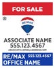 Picture of Vertical Standard Yard Sign - 30" x 24"
