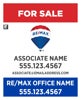 Picture of Vertical Office-Prominent Standard Yard Sign - 30" x 24"