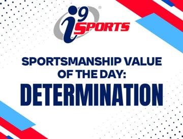 Picture of Determination Sportsmanship Value Field Sign