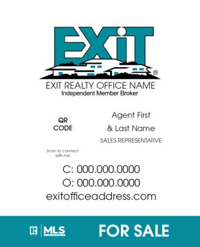 Picture of Agent Photo Sign White 30" x 24"