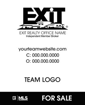 Picture of Team Logo Sign Monotone 30" x 24"