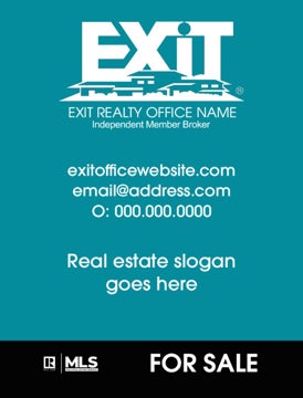 Picture of Office Sign Teal 24" x 18"