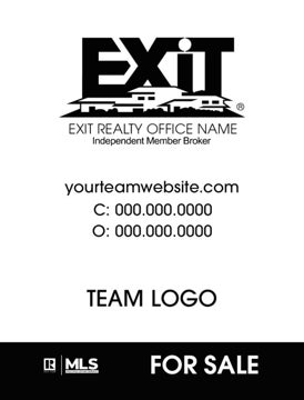 Picture of Team Logo Sign Monotone 24" x 18"
