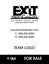Picture of Team Logo Sign Monotone 24" x 18"