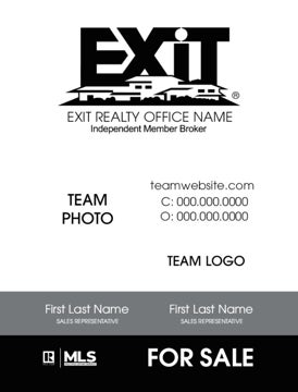 Picture of Team Logo w/ Photo Sign Monotone 24" x 18"