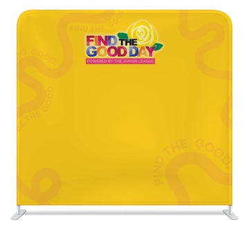 Picture of Yellow Tension Fabric Banner- 7.5' x 8'