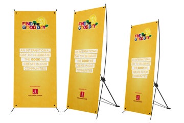 Picture of Yellow X Banner