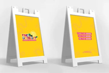 Picture of Yellow Sandwich Board Kit