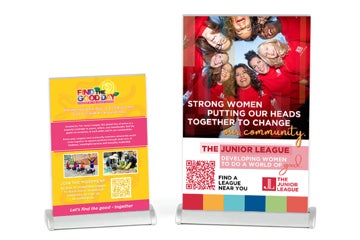 Picture of Custom Find the Good Day Tabletop Banners