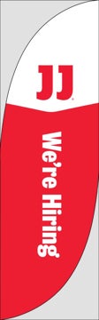 Picture of We're Hiring - 7.5' Feather Flag