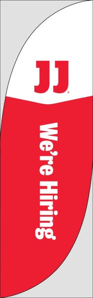 Picture of We're Hiring - 7.5' Feather Flag
