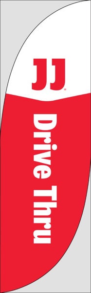 Picture of Drive Thru - 10' Feather Flag