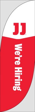 Picture of We're Hiring - 10' Feather Flag