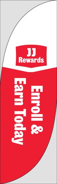 Picture of Enroll and Earn Today - 7.5' Feather Flag