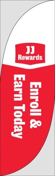 Picture of Enroll and Earn Today - 10' Feather Flag