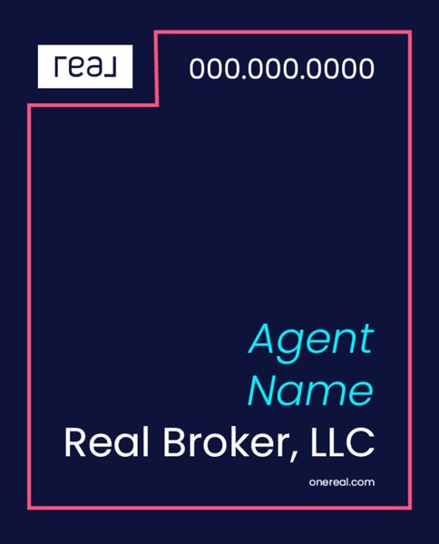 Picture of 30" x 24" Agent Sign - Coral