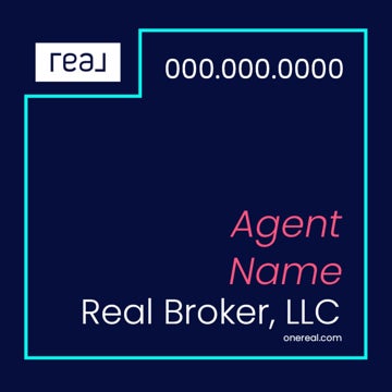 Picture of 24" x 24" Agent Sign - Aqua