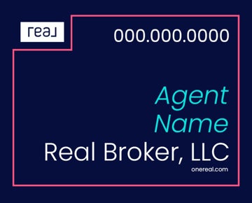 Picture of 24" x 30" Agent Sign - Coral