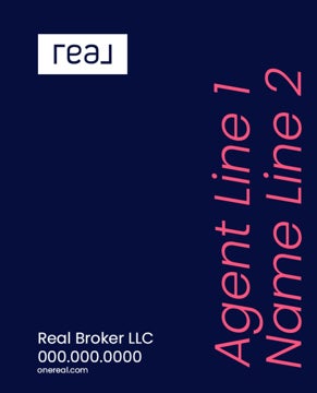 Picture of 30" x 24" Agent Sign - 2 Lines