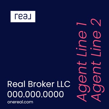 Picture of 24" x 24" Agent Sign - 2 Lines