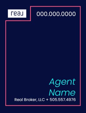 Picture of 24" x 18" Agent Sign - Coral