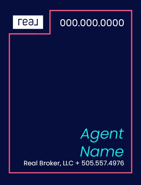 Picture of 24" x 18" Agent Sign - Coral