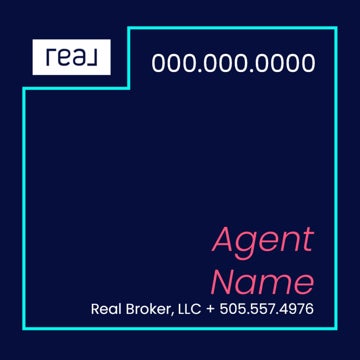 Picture of 24" x 24" Agent Sign - Aqua