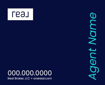 Picture of 24" x 30" Agent Sign - 1 Line