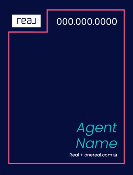 Picture of 24" x 18" Agent Sign - Coral