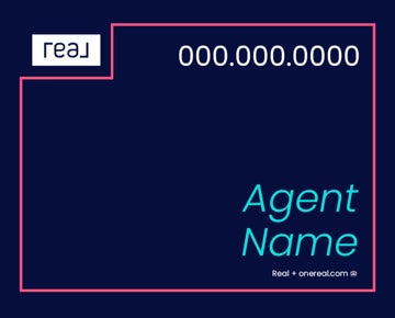 Picture of 24" x 30" Agent Sign - Coral