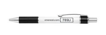Picture of Real Bravo Retractable Silver Trim Ballpoint Pen