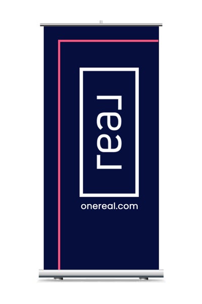 Picture of Real - Retractable Banner 1