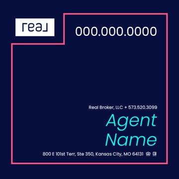 Picture of 24" x 24" Agent Sign - Coral