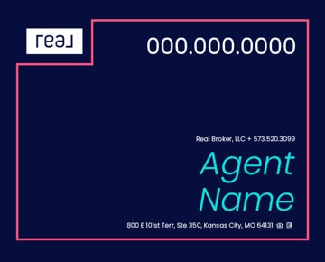 Picture of 24" x 30" Agent Sign - Coral