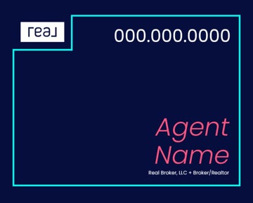 Picture of 24" x 30" Agent Sign - Aqua
