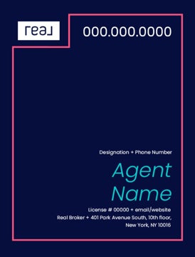 Picture of 24" x 18" Agent Sign - Coral