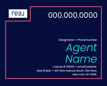 Picture of 24" x 30" Agent Sign - Coral