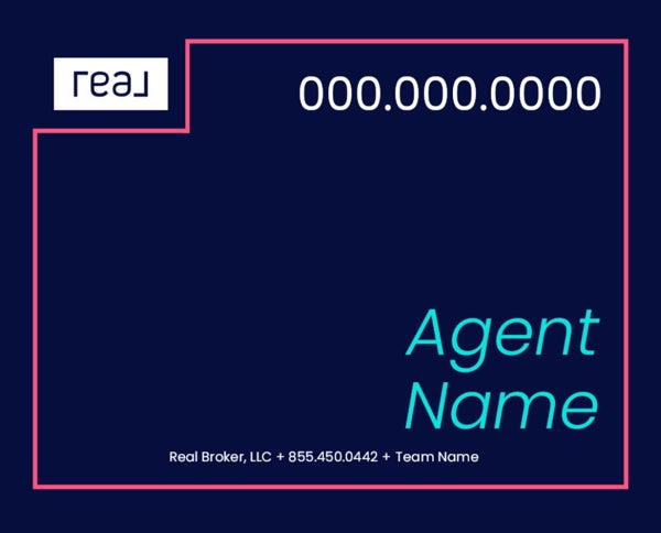 Picture of 24" x 30" Agent Sign - Coral