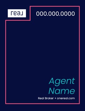 Picture of 24" x 18" Agent Sign - Coral