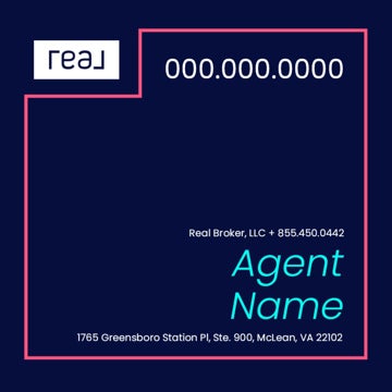 Picture of 24" x 24" Agent Sign - Coral